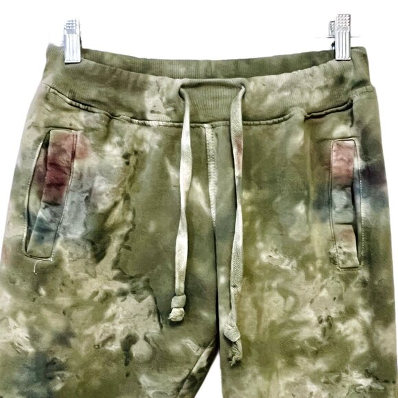 REVOLVE La Detresse High-Rise Tie Dye Sweatpants Midori Sour Fleece Jogger Pants - Picture 9 of 11